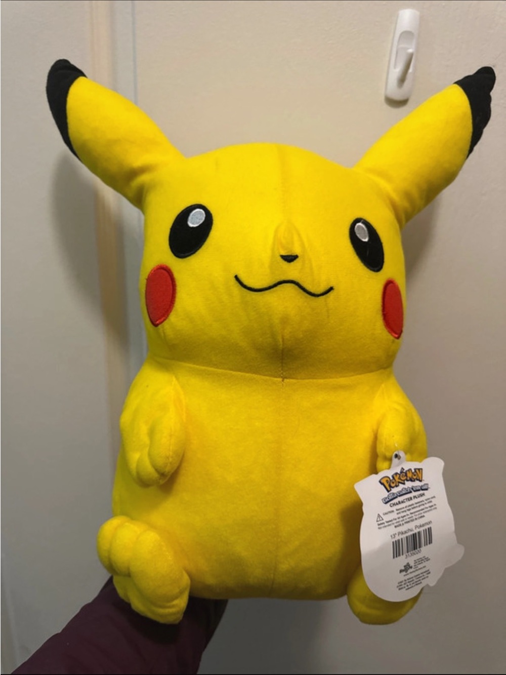 Pokemon Yellow and Black Pikachu Plush